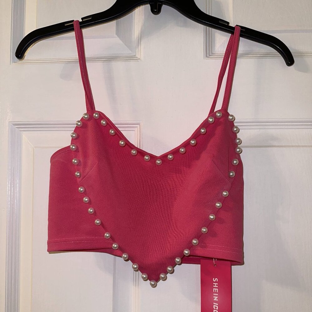 Shein Hot Pink Top size small